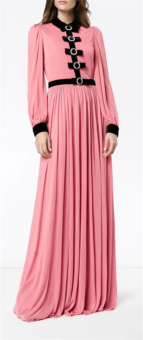 vestito cerimonia gucci|farfetch gucci evening gown.